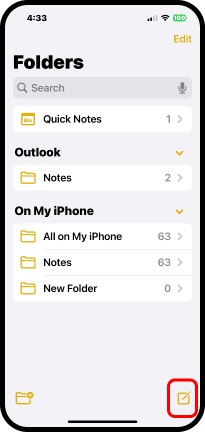 Imagen para New Note o nueva nota